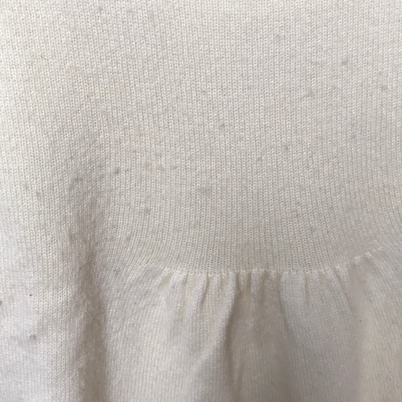 JCrew yellow scoop neck cashmere sweater S - Picture 4 of 5